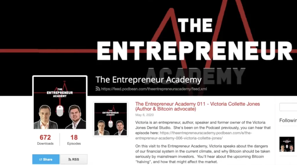 Interview with Victoria by the Entrepreneur Academy
