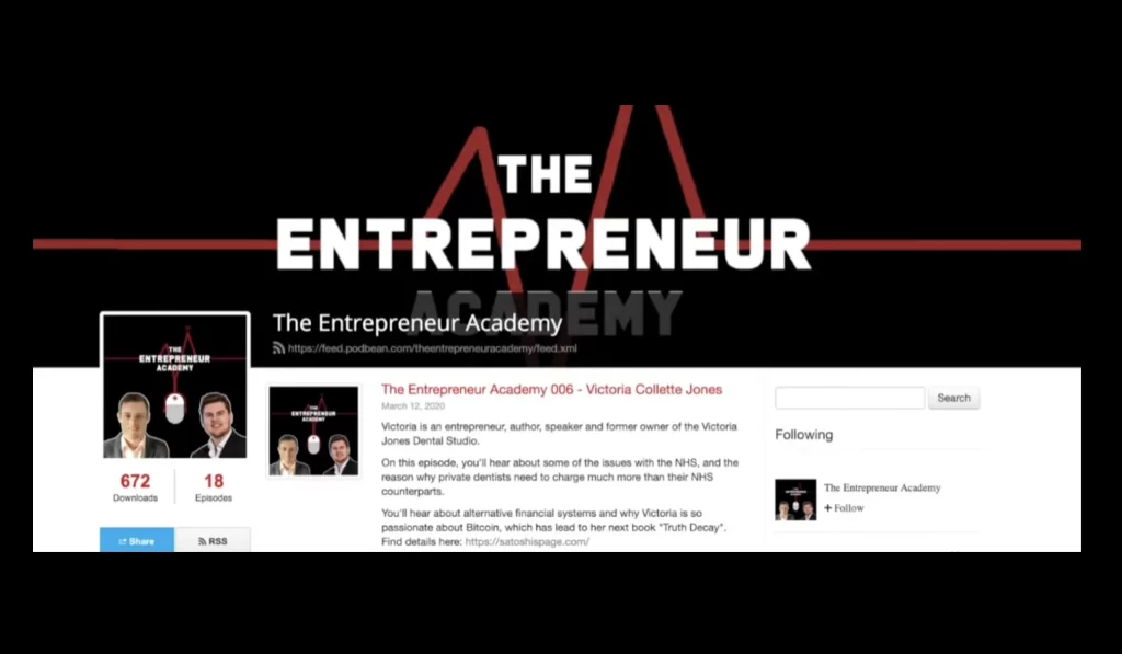 Victoria discusses Bitcoin with the Entrepreneur Academy
